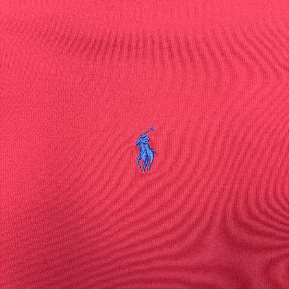 Ralph Lauren Polo Shirt Men XL Red Short Sleeve Classic Fit Cotton custom fit